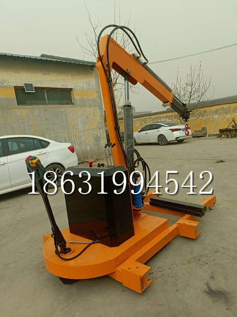 盘州市自卸车厢随车吊 自制轮式四不像起重机 四驱平板吊 5吨 贵盛